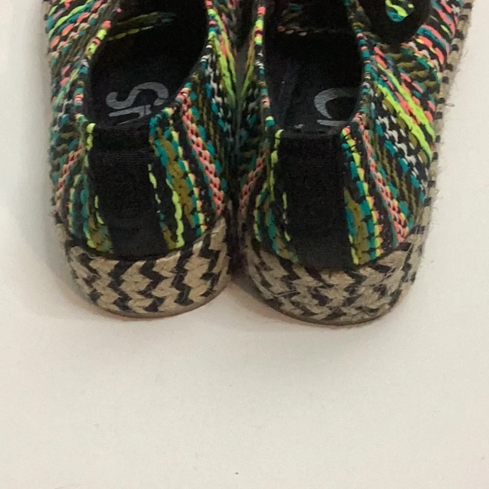 Circus by Sam Edelman Multicolor Striped Espadrille‎ Sneakers 8